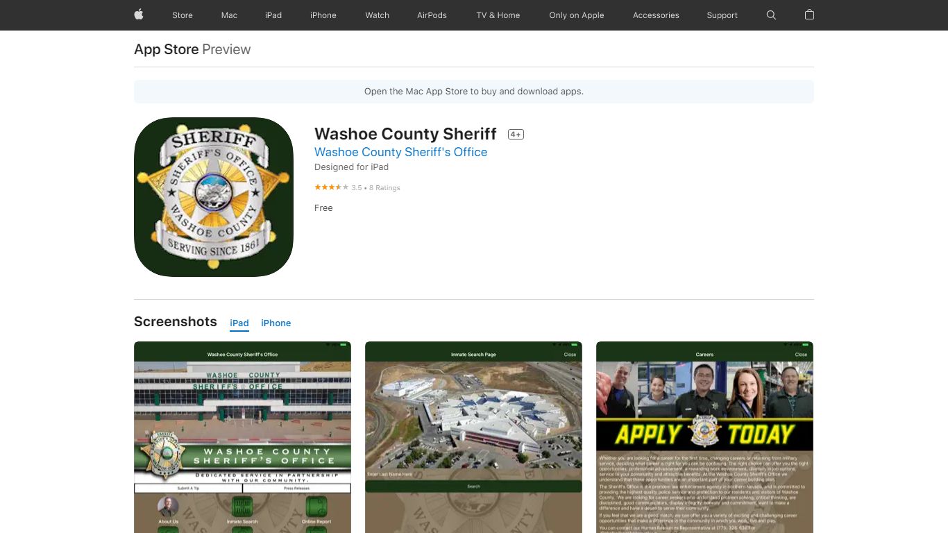 ‎Washoe County Sheriff on the App Store